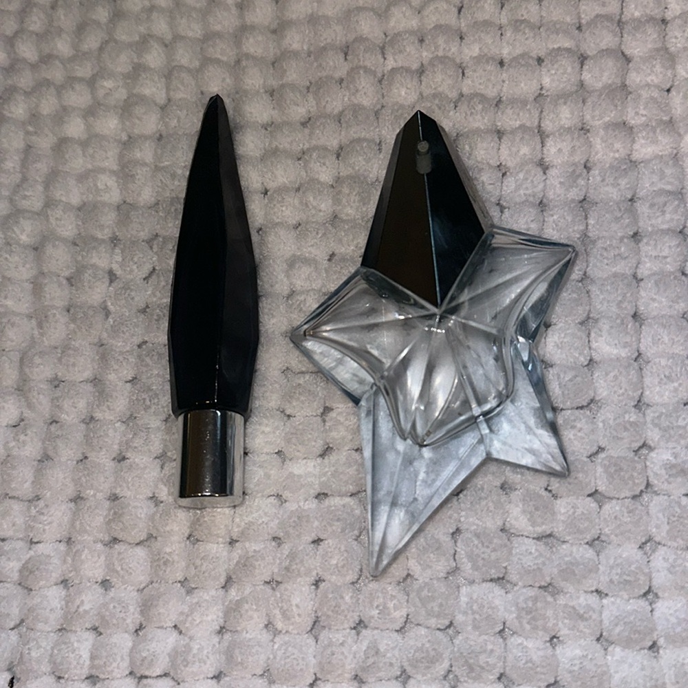Empty refillable Angel Mugler perfume